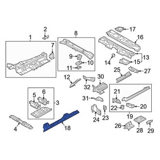 Audi OE - Left Floor Sill