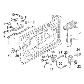 Audi OE - Front Door - Lock & Hardware (Handles & Lock)