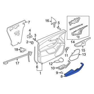 Audi OE - Front Left Door Armrest