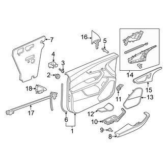 Audi OE - Front Door - Interior Trim (Door Panel & Trim)
