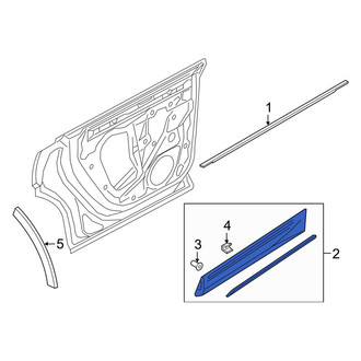Audi OE - Front Left Door Molding
