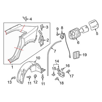 Audi OE - Quarter Panel & Components