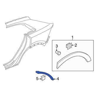 Audi OE - Front Left Wheel Arch Molding