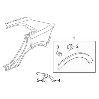Audi OE - Quarter Panel - Exterior Trim