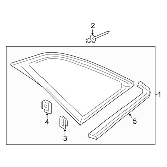 Audi OE - Quarter Panel - Glass