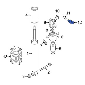 Audi OE - Suspension Ride Height Sensor Connector
