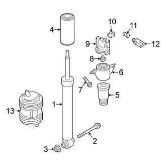 Audi OE - Rear Suspension - Shocks & Components (Spring Damper)