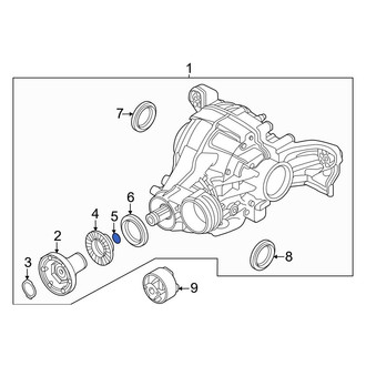 Audi OE - Differential Housing O-Ring