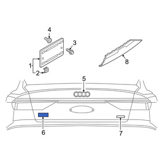 Audi OE - Rear Hatch Emblem
