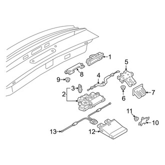 Audi OE - Lift Gate - Lock & Hardware