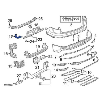 Audi OE - Right Mobile Phone Antenna Bracket