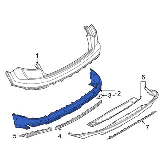 Audi OE - Rear Lower Bumper Cover