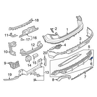 Audi OE - Rear Tow Eye Cap