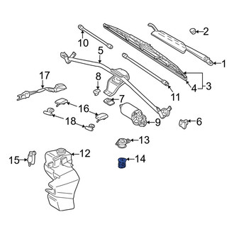Audi OE - Front Washer Fluid Strainer