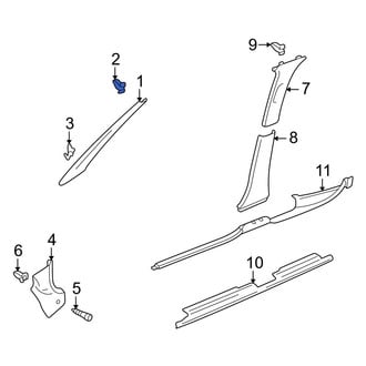 Audi OE - Liftgate Trim Cover Clip
