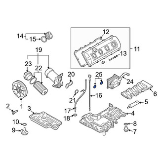 Audi OE - Engine Oil Cooler Seal