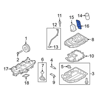 Audi OE - Engine Oil Cooler Gasket