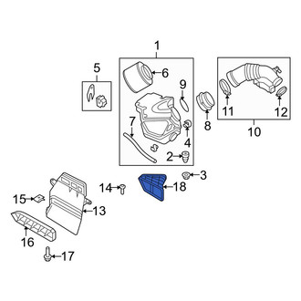 Audi OE - Engine Air Intake Hose