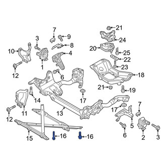 Audi OE - Suspension Crossmember Bolt
