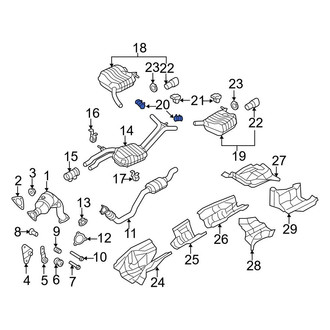 Audi OE - Exhaust Clamp