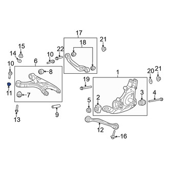 Audi OE - Suspension Control Arm Nut