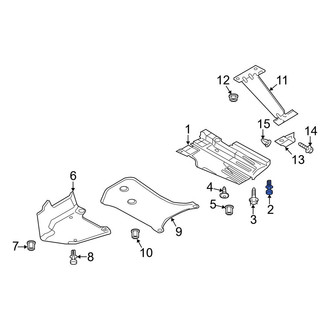 Audi OE - Rocker Panel Molding Rivet