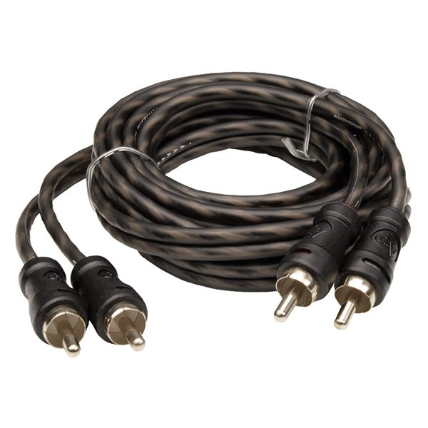 Audiopipe® - 3' 2-Channel Audio RCA Cables with Ultra-Flexible PVC Blended Jacket & Gold Plated Connectors