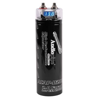 Audiopipe® - 2.0 Farad Power Capacitor