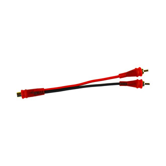 Audiopipe® - Frosted Female To Two Male RCA Cable