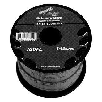 Audiopipe® - 14 AWG Single 100' Stranded TWP Primary Wire