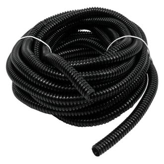 Audiopipe® LM14100BK - 1/4" x 100' Black Split Loom Tubing