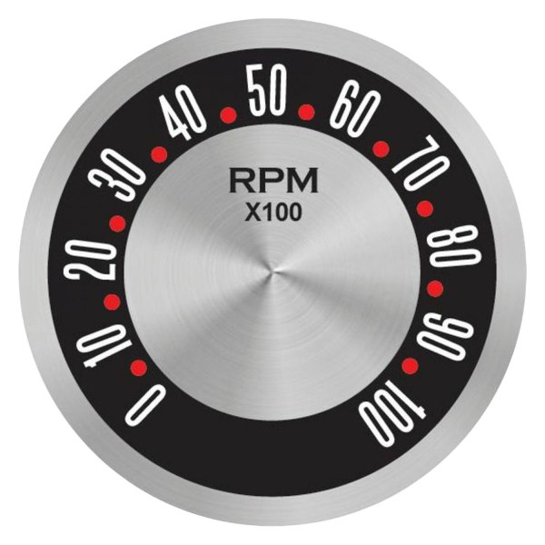  Aurora Instruments® - Retro Rodder Series Tachometer Gauge Face
