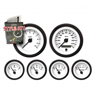 GAR231ZMXKABAH Competition Yellow Fuel Level Gauge 6689 Aurora Instruments