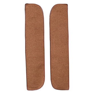 Auto Custom Carpets® - Essex Replacement Die Cut Beige Door Panel Carpet without Mass Backing