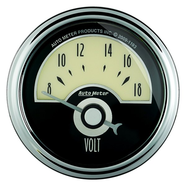 Auto Meter® - Cruiser AD Series 2-1/16" Voltmeter Gauge, 8-18V