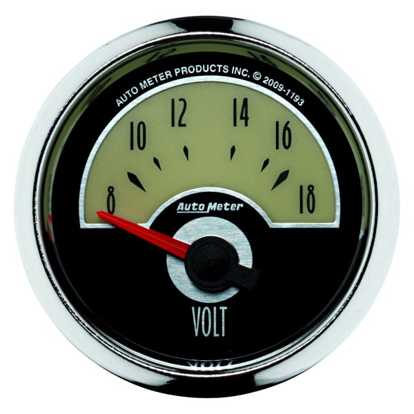 Auto Meter® - Cruiser Series 2-1/16" Voltmeter Gauge, 8-18V