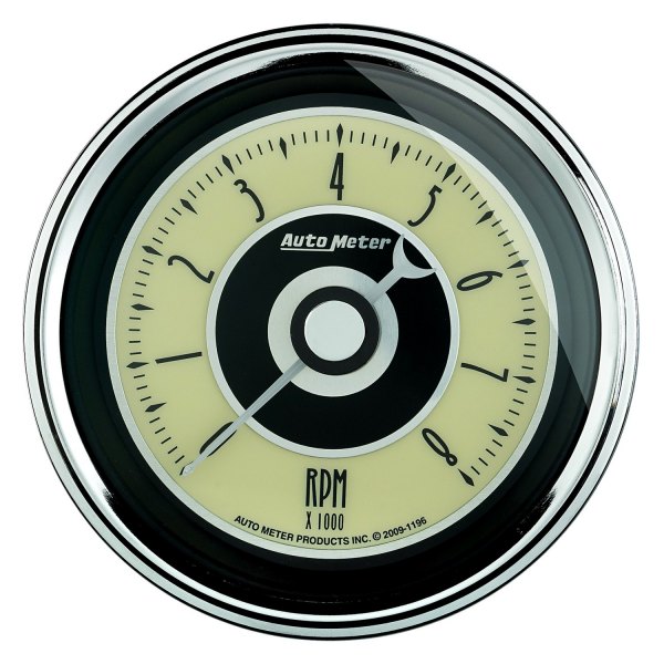 Auto Meter® - Cruiser AD Series 3-3/8" In-Dash Tachometer Gauge, 0-8,000 RPM