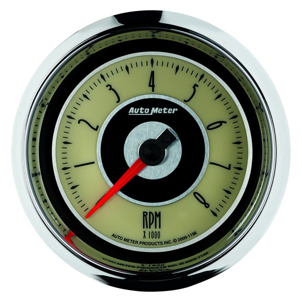 Auto Meter® - Cruiser Series 3-3/8" In-Dash Tachometer Gauge, 0-8,000 RPM
