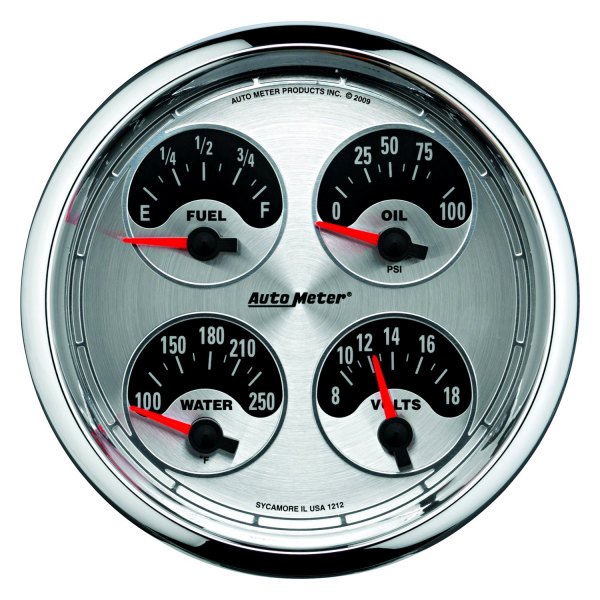 Auto Meter® - American Muscle Series 5" Quad Gauge