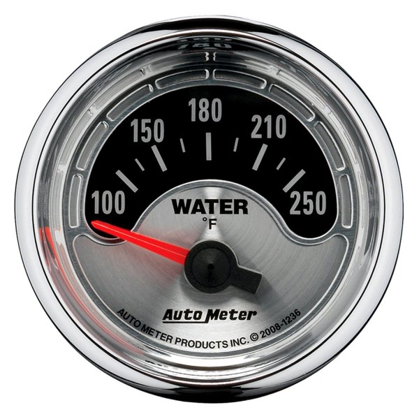 Auto Meter® - American Muscle Series 2-1/16" Water Temperature Gauge, 100-250 F