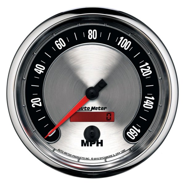 Auto Meter® - American Muscle Series 5" Speedometer Gauge, 0-160 MPH