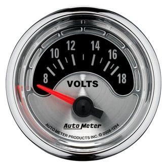 Auto Meter® - American Muscle Series 2-1/16" Voltmeter Gauge, 8-18V