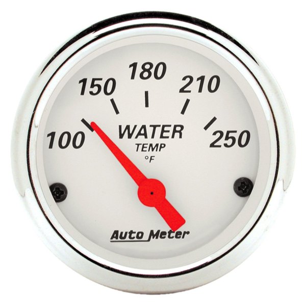 Auto Meter® - Arctic White Series 2-1/16" Water Temperature Gauge, 100-250 F