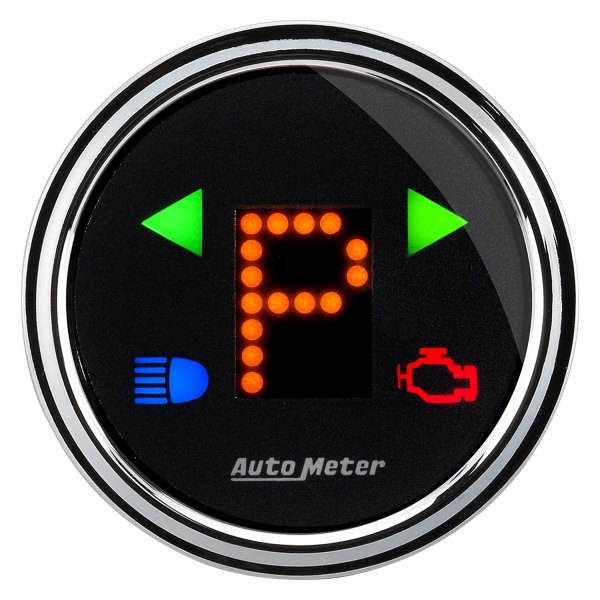 Auto Meter® - Designer Black Series 2-1/16" Gear Position Gauge