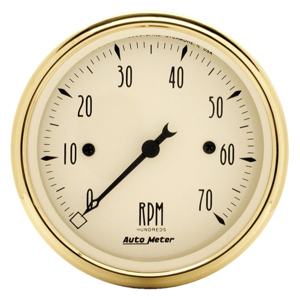 Auto Meter® - Golden Oldies Series 3-1/8" In-Dash Tachometer Gauge, 0-7,000 RPM