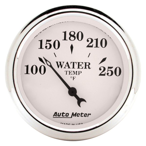Auto Meter® - Old Tyme White Series 2-1/16" Water Temperature Gauge, 100-250 F