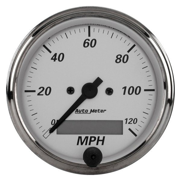 Auto Meter® - American Platinum Series 3-1/8" Speedometer Gauge, 0-120 MPH
