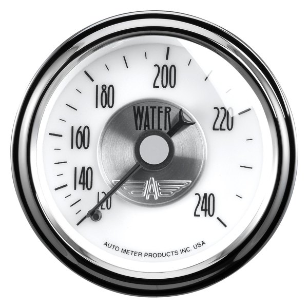 Auto Meter® - Prestige Pearl Series 2-1/16" Water Temperature Gauge, 120-240 F