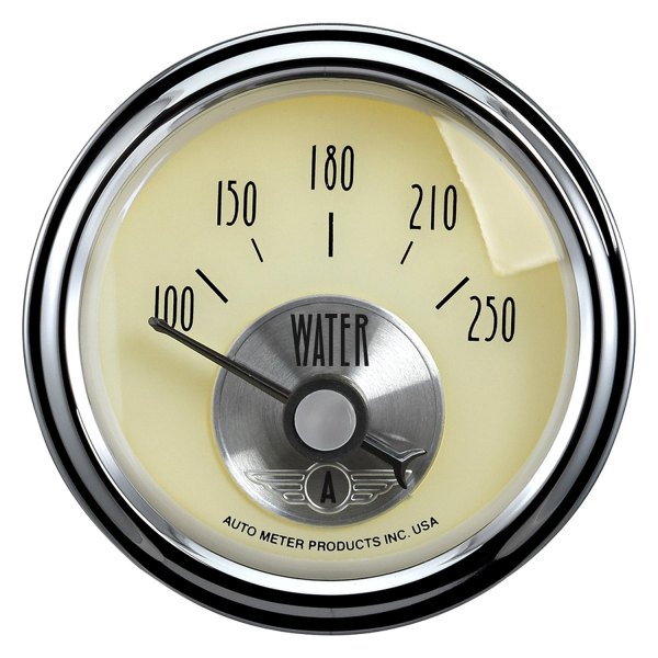 Auto Meter® - Prestige Antique Ivory Series 2-1/16" Water Temperature Gauge, 100-250 F