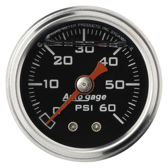 Auto Meter® - Auto Gage Series 1-1/2" Pressure Gauge, 0-60 PSI